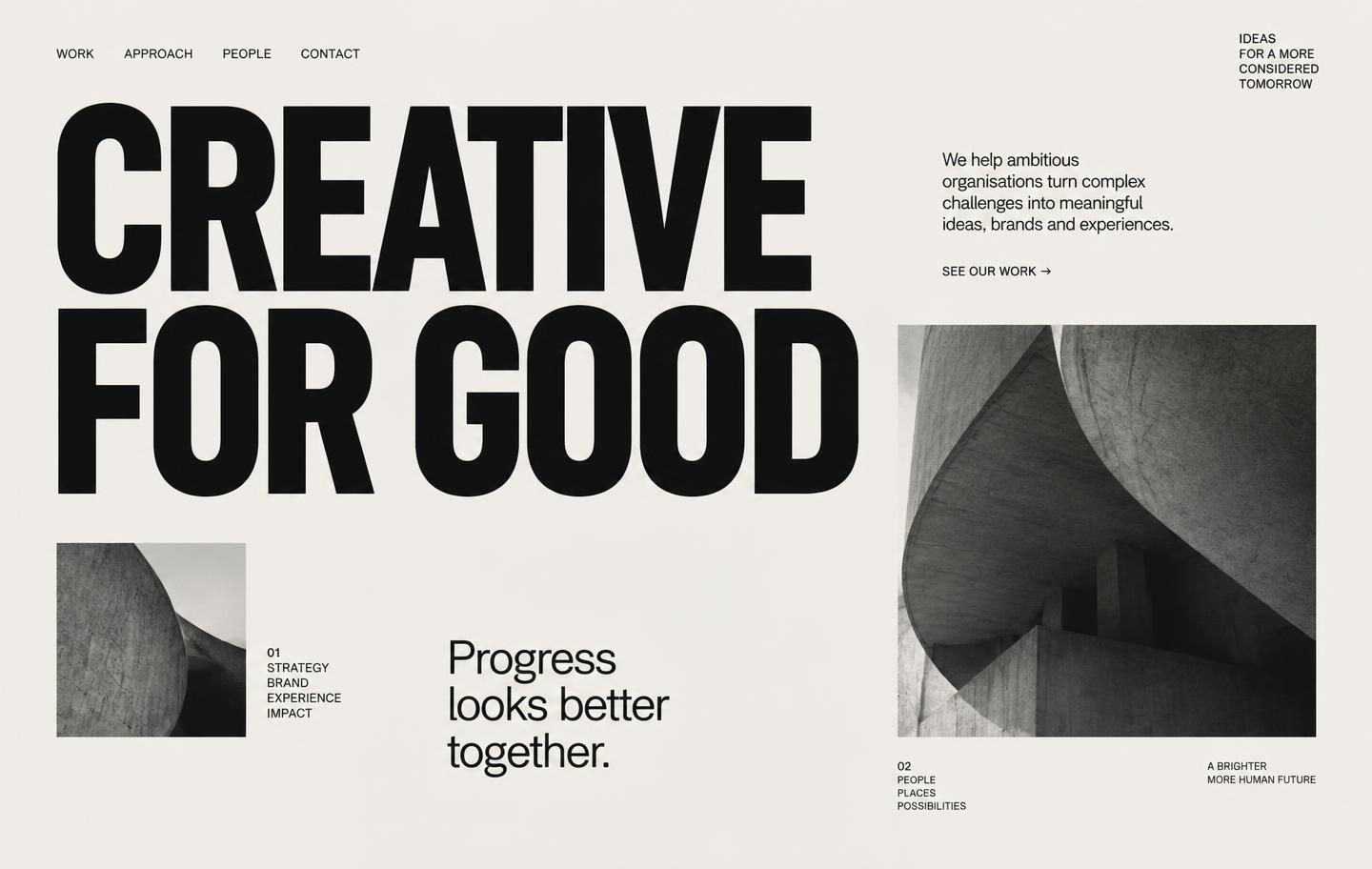 Modern Agency Website - Strona firmowa - projekt strony internetowej - Michał Grochowski